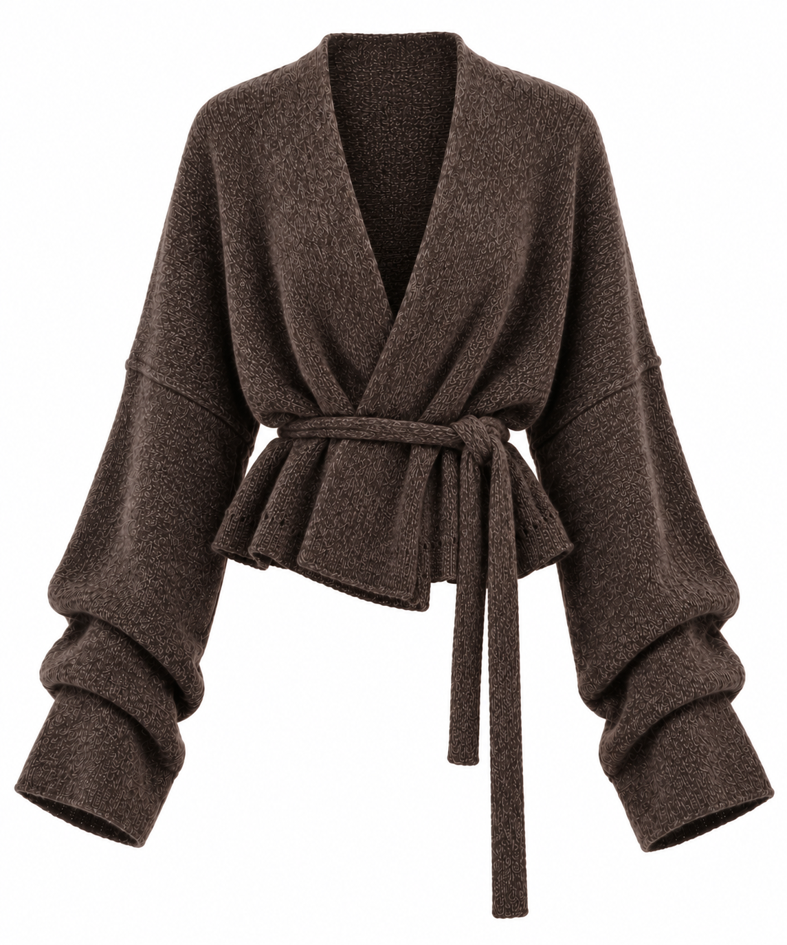 Wrap Tie Open Sweater