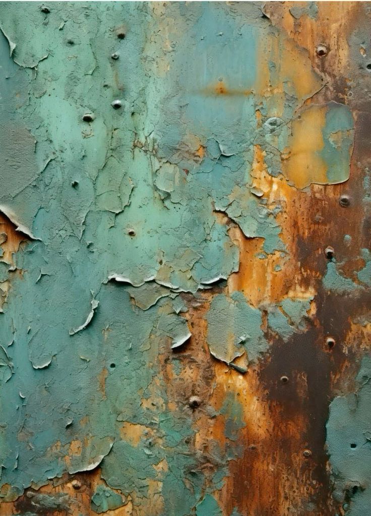 beautiful patina peeling painted wall