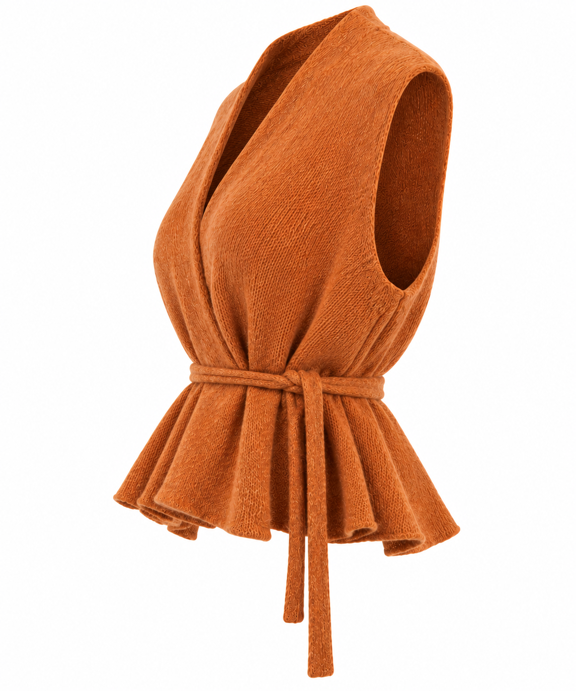 Wrap Tie Open Vest