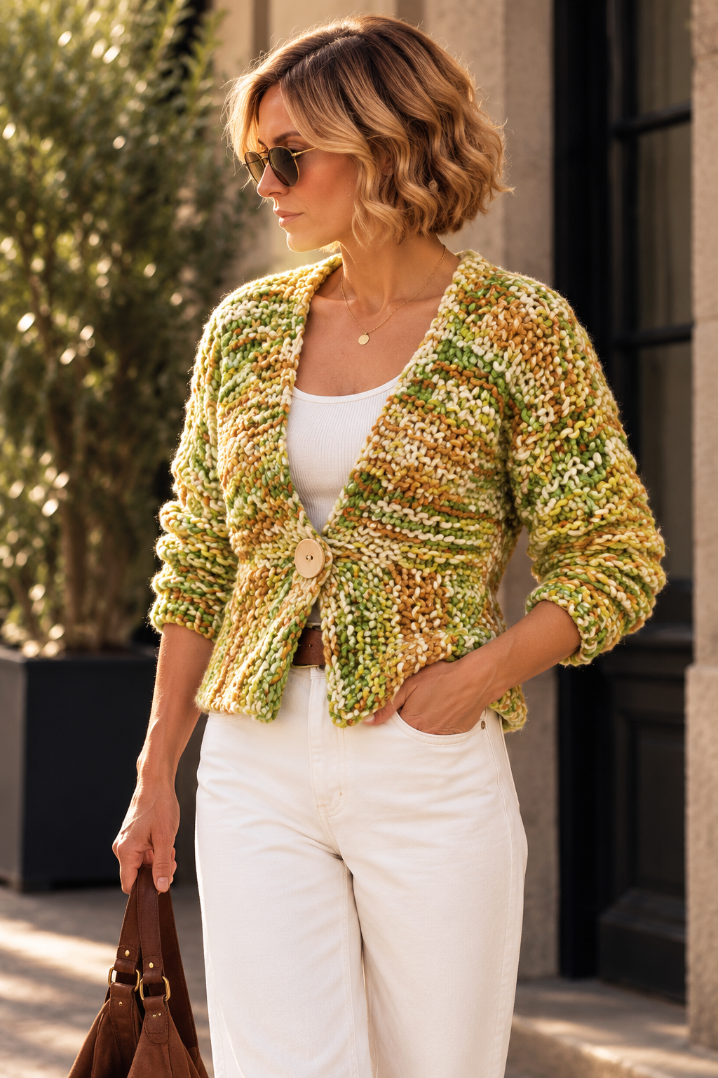 Cheryl Hand Knit Cardigan